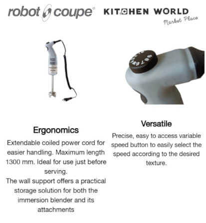 เครื่องผสมอาหารแบบมือถือ ROBOT COUPE MICROMIX 34900 MA0912 กำลังไฟ 220 วัตต์_4